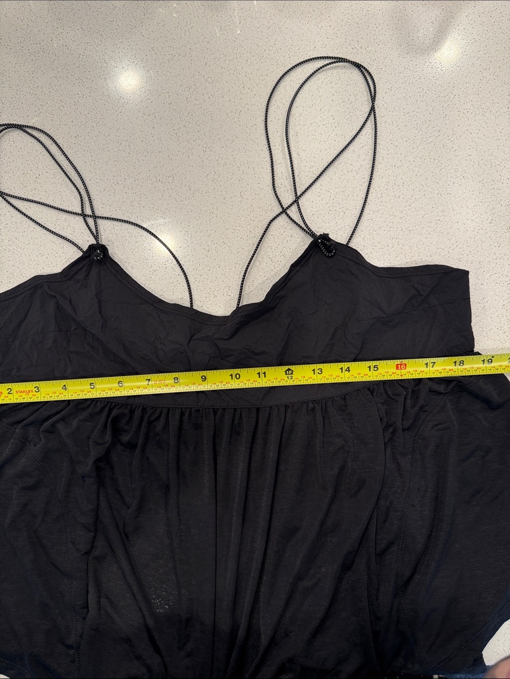 Free People Movement Catch My Drift Strappy Tank Top Black Size large - Picture 12 of 12